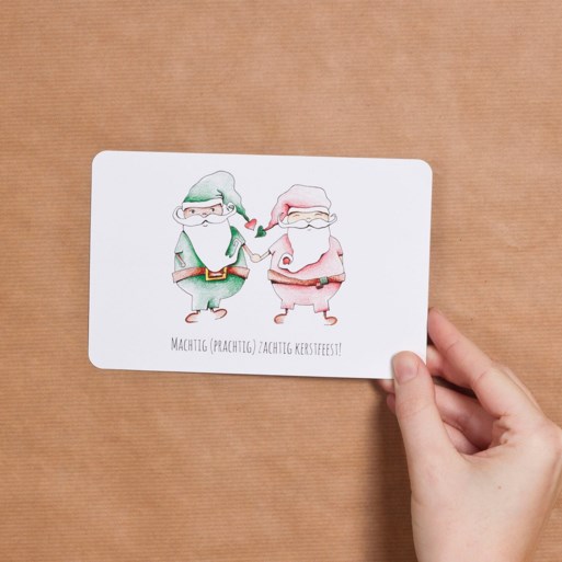 Peter Van de Veire ontwerpt samen met dochter vijf kerstkaartjes: “Haar tekeningen zeggen meer dan mijn woorden”