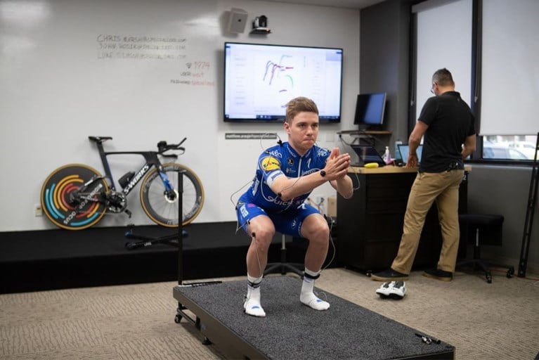 Geslaagde windtunneltest voor Remco Evenepoel in Verenigde Staten