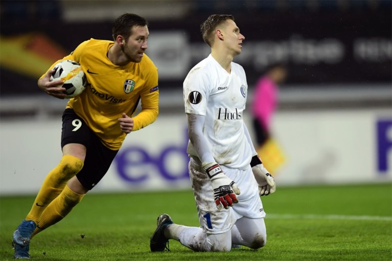 Bibberend naar groepswinst: AA Gent dommelt in na rust, maar haalt het van Oleksandria met 2-1