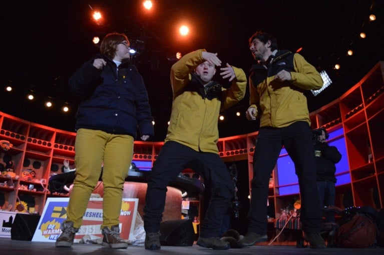 Emotionele thuiskomst voor Kevin en Dieter van Down the Snow