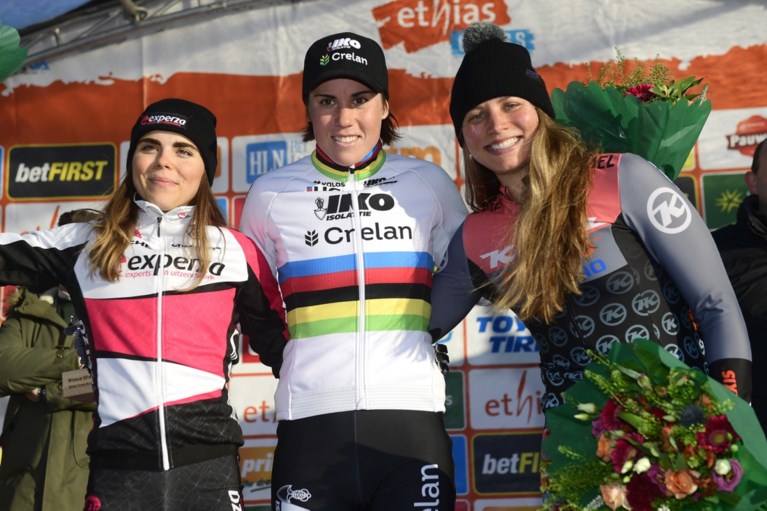 Sanne Cant wint Ethias Cross Bredene na lange solo
