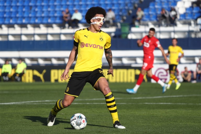 Gemaskerde Axel Witsel speelt weer voor Dortmund: “Standard? Dat is voor mij nog altijd mijn thuis”