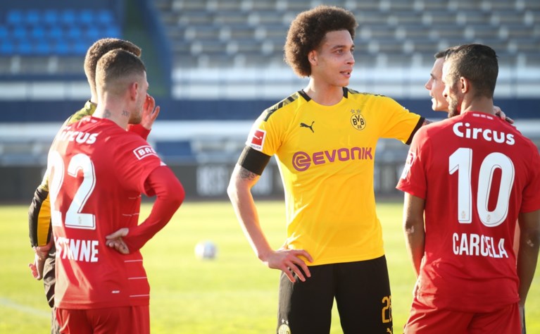 Gemaskerde Axel Witsel speelt weer voor Dortmund: “Standard? Dat is voor mij nog altijd mijn thuis”