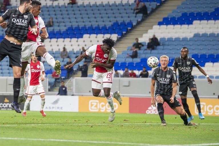 Eupen verliest maar beperkt de schade tegen Ajax in Qatar