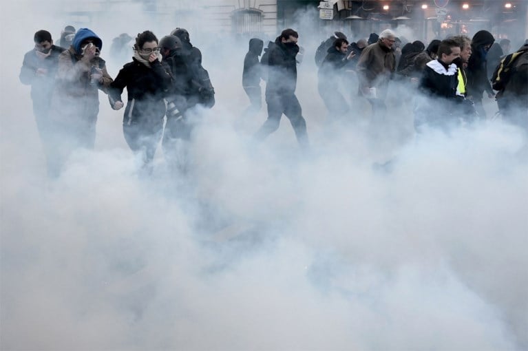 Opnieuw incidenten in Parijs tijdens betoging met 150.000 manifestanten