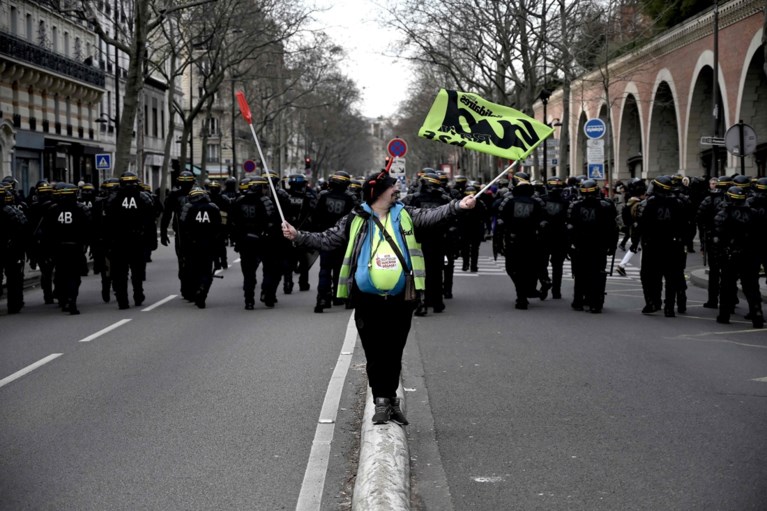 Opnieuw incidenten in Parijs tijdens betoging met 150.000 manifestanten