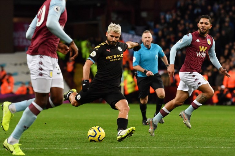 Manchester City laat geen spaander heel van Aston Villa: Sergio Aguero en Kevin De Bruyne zijn (alweer) uitblinkers