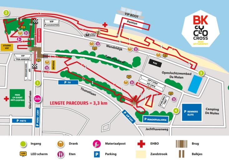 Thibau Nys verkent voor ons het BK-parcours in Antwerpen