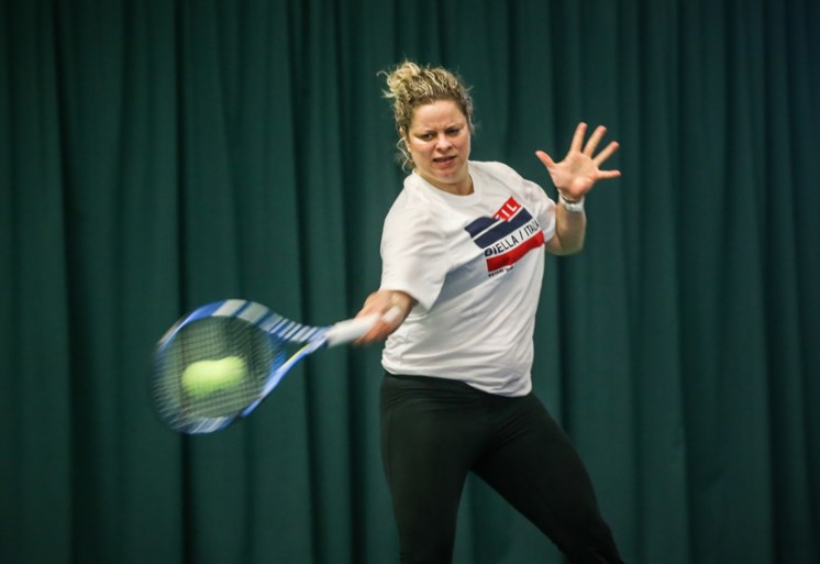 Tennismama Kim Clijsters op schema voor haar comeback: “Een Grand Slam winnen? Dan moet ik eens goed lachen”