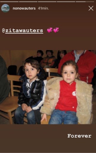 Zita en Nono Wauters steunen hun ouders Koen en Valerie na de breuk