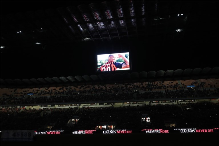 San Siro brengt hulde aan overleden Kobe Bryant