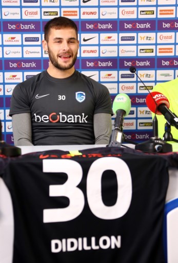 Didillon voorgesteld bij Genk: “Het was moeilijk om statuut als bankzitter te aanvaarden bij Anderlecht”