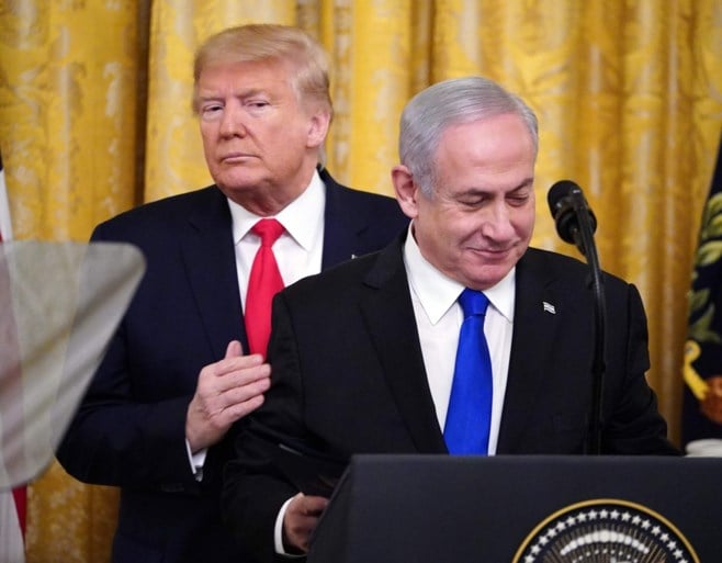 Trump stelt vredesplan voor Midden-Oosten voor: “realistische tweestatenoplossing” met tunnel tussen Gazastrook en Westelijke Jordaanoever