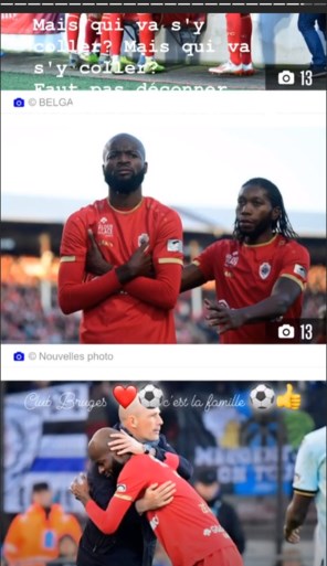 Eerst <I>wankers</I>, nadien een kusje: Lamkel Zé schoffeert Club Brugge-fans, maar biedt meteen excuses aan