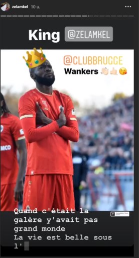 Eerst wankers, nadien een kusje: Lamkel Zé schoffeert Club B... (Jupiler Pro League) - Het ...