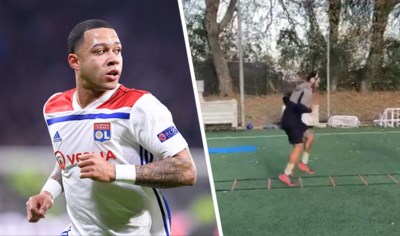 Memphis Depay Traint Weer Op Veld Bij Olympique Lyon Na Gesc Het Nieuwsblad Mobile