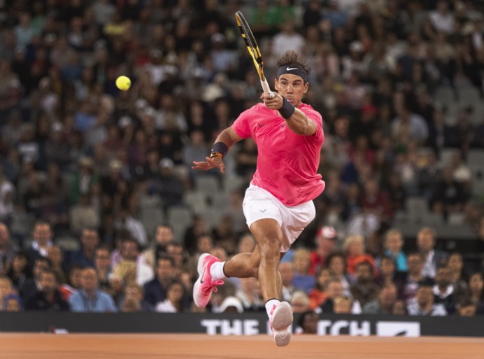 Roger Federer en Rafael Nadal krijgen recordaantal toeschouwers bijeen in wedstrijd voor goede doel