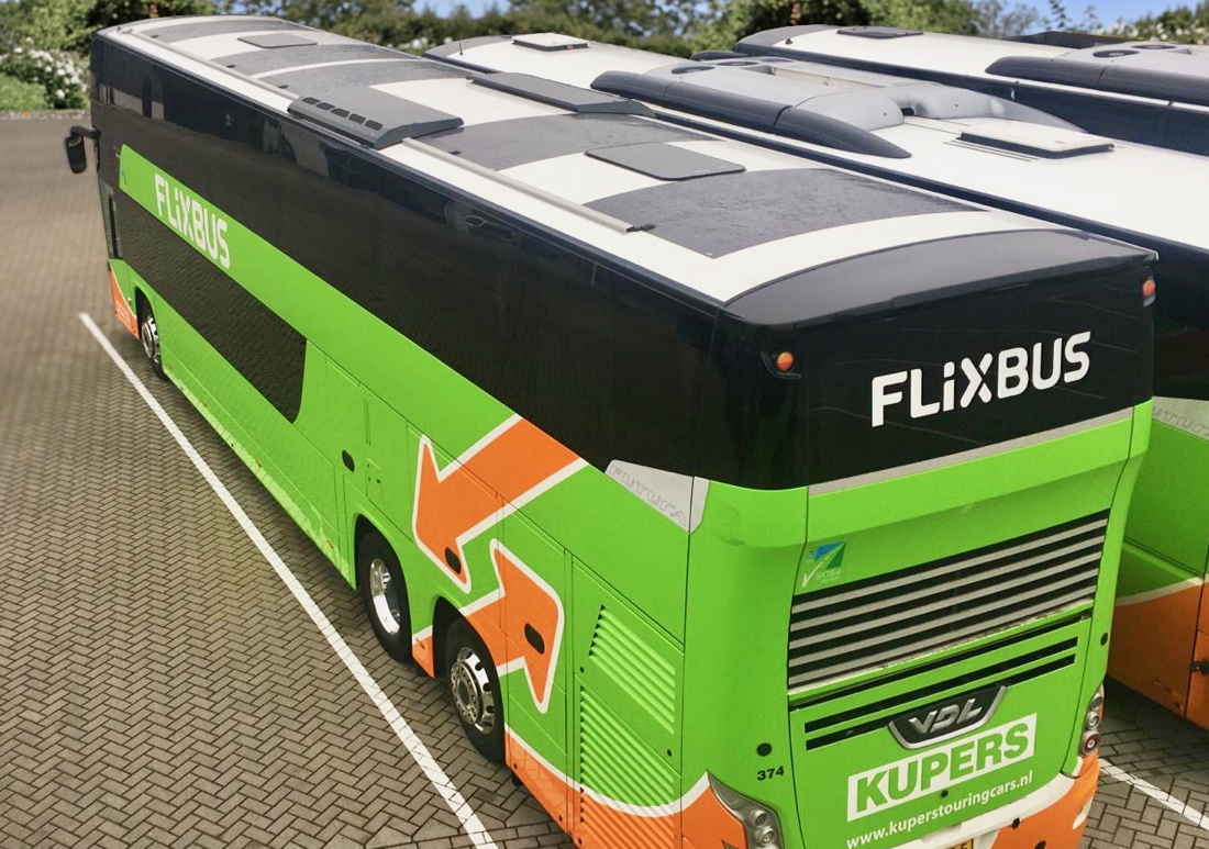 Rubriek ginder idioom Groene stroom in FlixBussen dankzij zonnematten op het dak | Het Nieuwsblad  Mobile