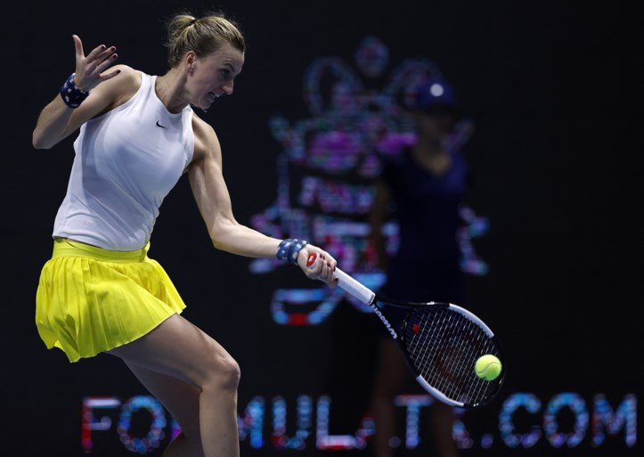 Alison Van Uytvanck buigt in drie sets voor Petra Kvitova in WTA Sint-Petersburg