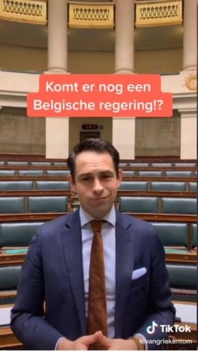 Daar zijn de eerste politici op TikTok