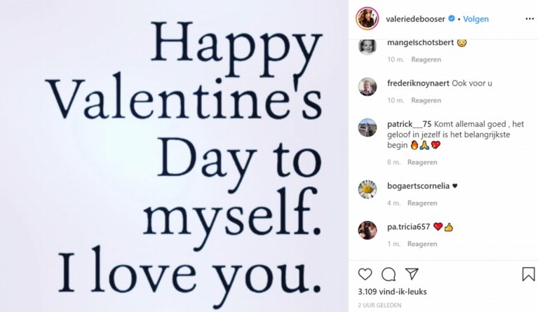 Valerie De Booser en Koen Wauters delen foto voor Valentijn