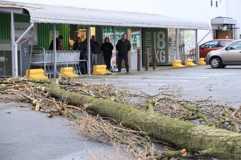 Storm Dennis: warmste 16 februari ooit, mét rukwinden tot 101 km per uur en heel wat schade