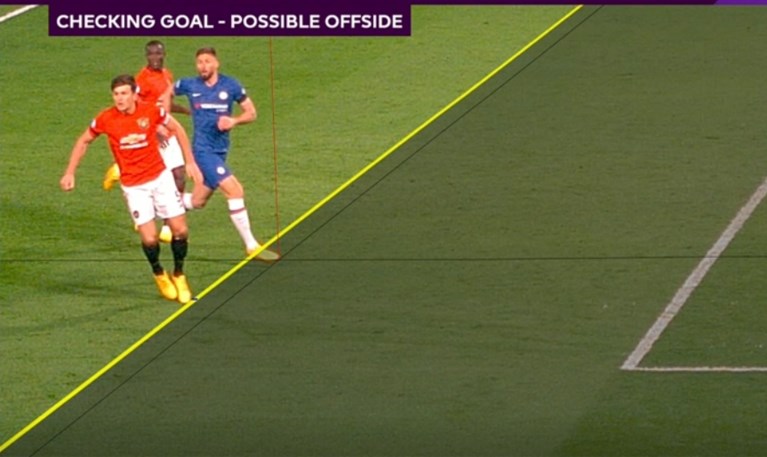 Auwch! United-kapitein Harry Maguire ontsnapt aan rood na trap recht in kruis van Michy Batshuayi