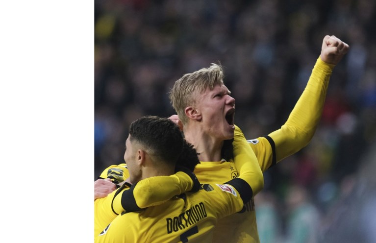 Daar is Erling Haaland opnieuw: jong fenomeen scoort tegen Werder Bremen twaalfde doelpunt in acht wedstrijden