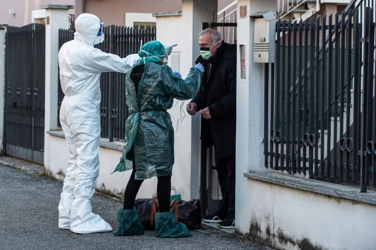 Inwoners quarantainedorpen in Italië omzeilen blokkades