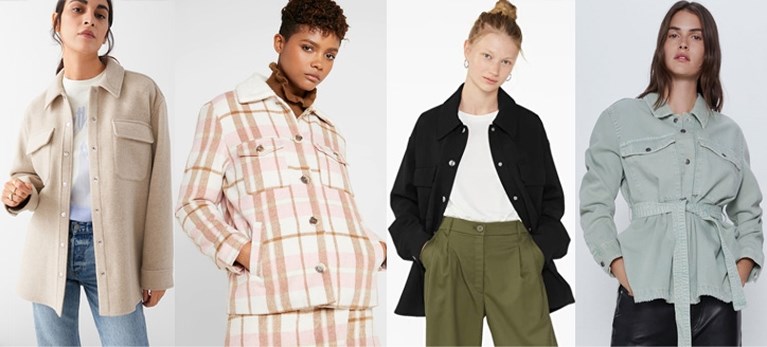In de mode: het shacket, de mix tussen vest en shirt