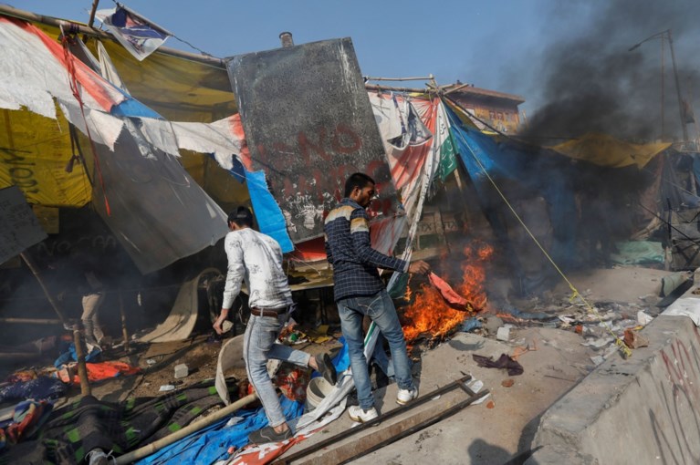 Zeker dertien doden bij betogingen tijdens bezoek van Trump aan India
