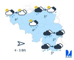 Verkeershinder bleef grotendeels uit, maar er kan deze week nog sneeuw vallen