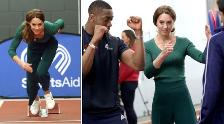 Kate Middleton ruilt hakken in voor betaalbare sneakers