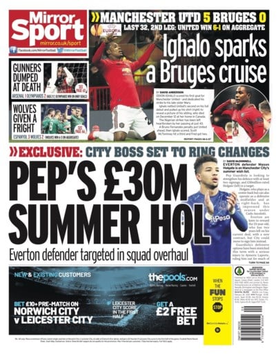 Engelse pers na Manchester United - Club Brugge genadeloos voor Deli, Mignolet krijgt complimenten
