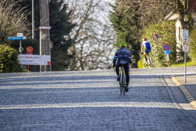 IN BEELD. Geen koers vandaag in Nokere, wel desolate stilte en enkele wielertoeristen
