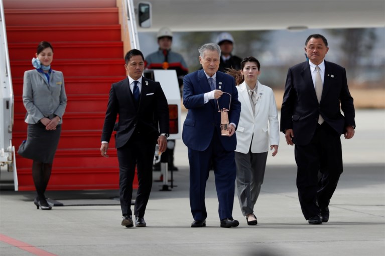 Olympische vlam Tokio 2020 aangekomen in Japan