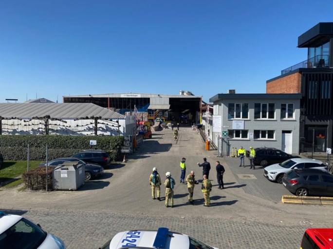 Beperkte brand bij recyclagebedrijf