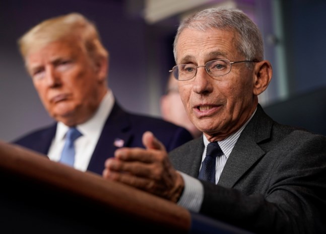 Trump botst met kritische dokter Fauci, de Marc Van Ranst va ...