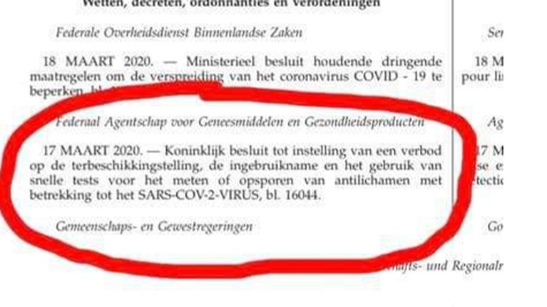 België verbiedt snelle zelftesten corona voor thuis: “Niet te vertrouwen”