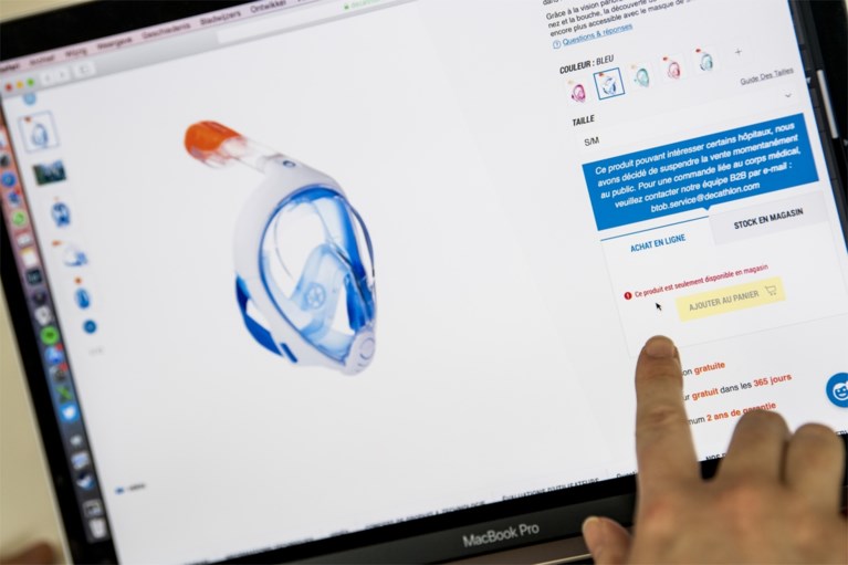 Erasmusziekenhuis maakt van snorkelmaskers beademingsapparaten