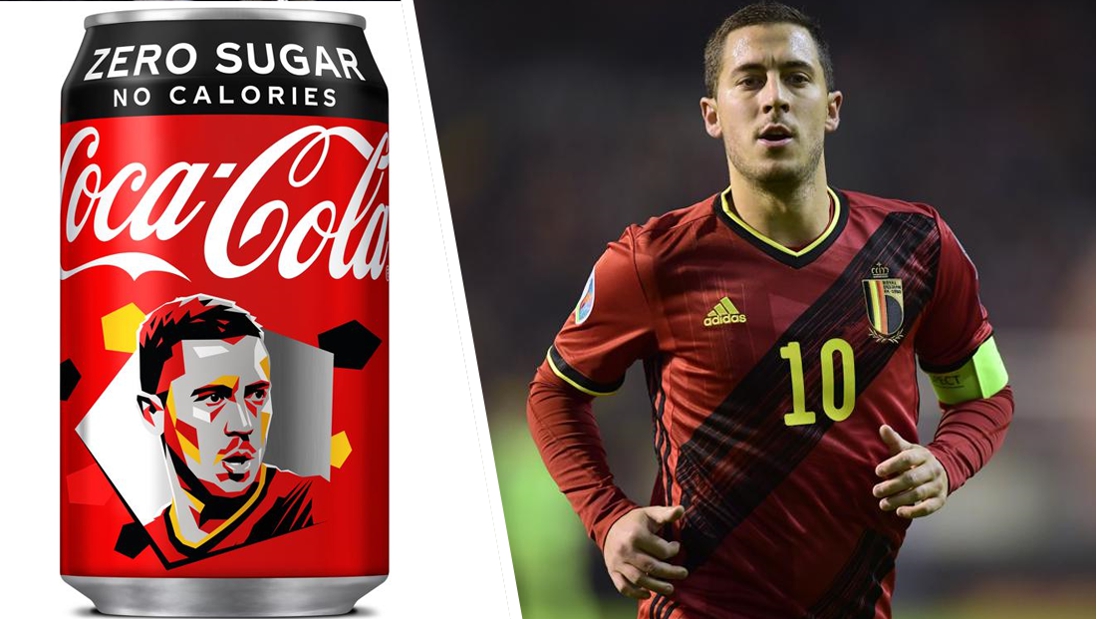 punt Nieuwjaar ader Geen EK 2020, maar Coca-Cola pakt toch uit met… Hazard-blikjes | Het  Nieuwsblad Mobile
