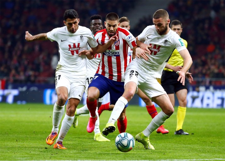 Yannick Carrasco en zijn Atletico-teammaats leveren net als Barça 70 % van loon in