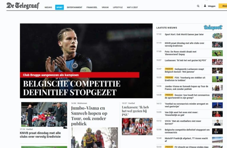 Stopzetting Belgische competitie even wereldnieuws: buitenlandse media rapporteren het nieuws massaal