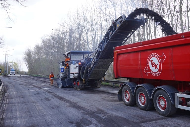 “Gelukkig kan dit nu er minder verkeer is”