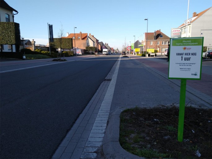 Alle waarschuwingen ten spijt: voor de opening al lange files aan recyclageparken