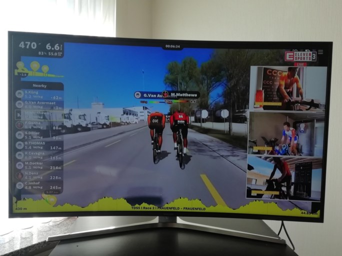 Met Stefan Küng wint opnieuw tijdrijder in virtuele Ronde van Zwitserland