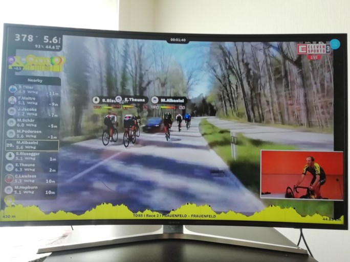 Met Stefan Küng wint opnieuw tijdrijder in virtuele Ronde van Zwitserland