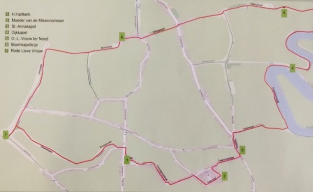 Kapelletjeswandeling vervangt groepsfietstocht in H.-Hartparochie