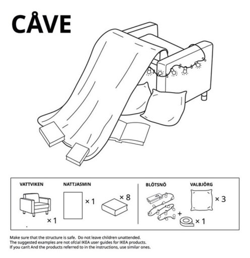 Een fort bouwen in huis? Ikea toont zes keer hoe het moet