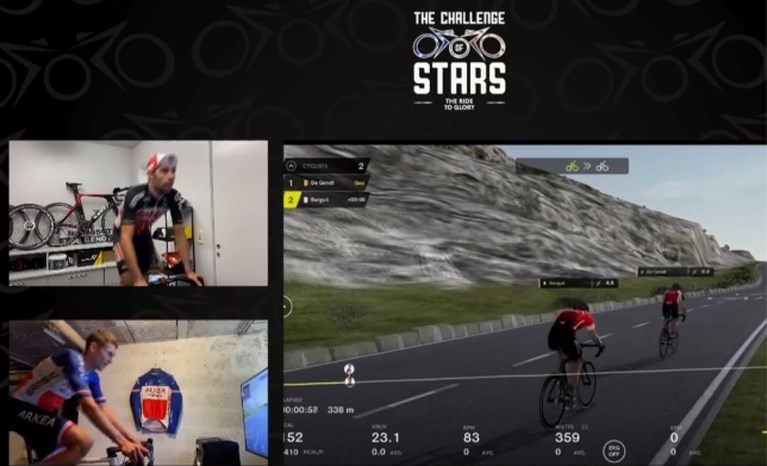 Geen tweede zege op de Stelvio voor Thomas De Gendt, Italiaan Ciccone is klimkoning in Challenge of the Stars